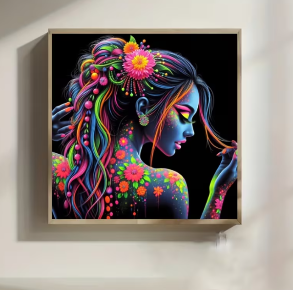 Diamond Painting Schöne Frau mit Tattoos